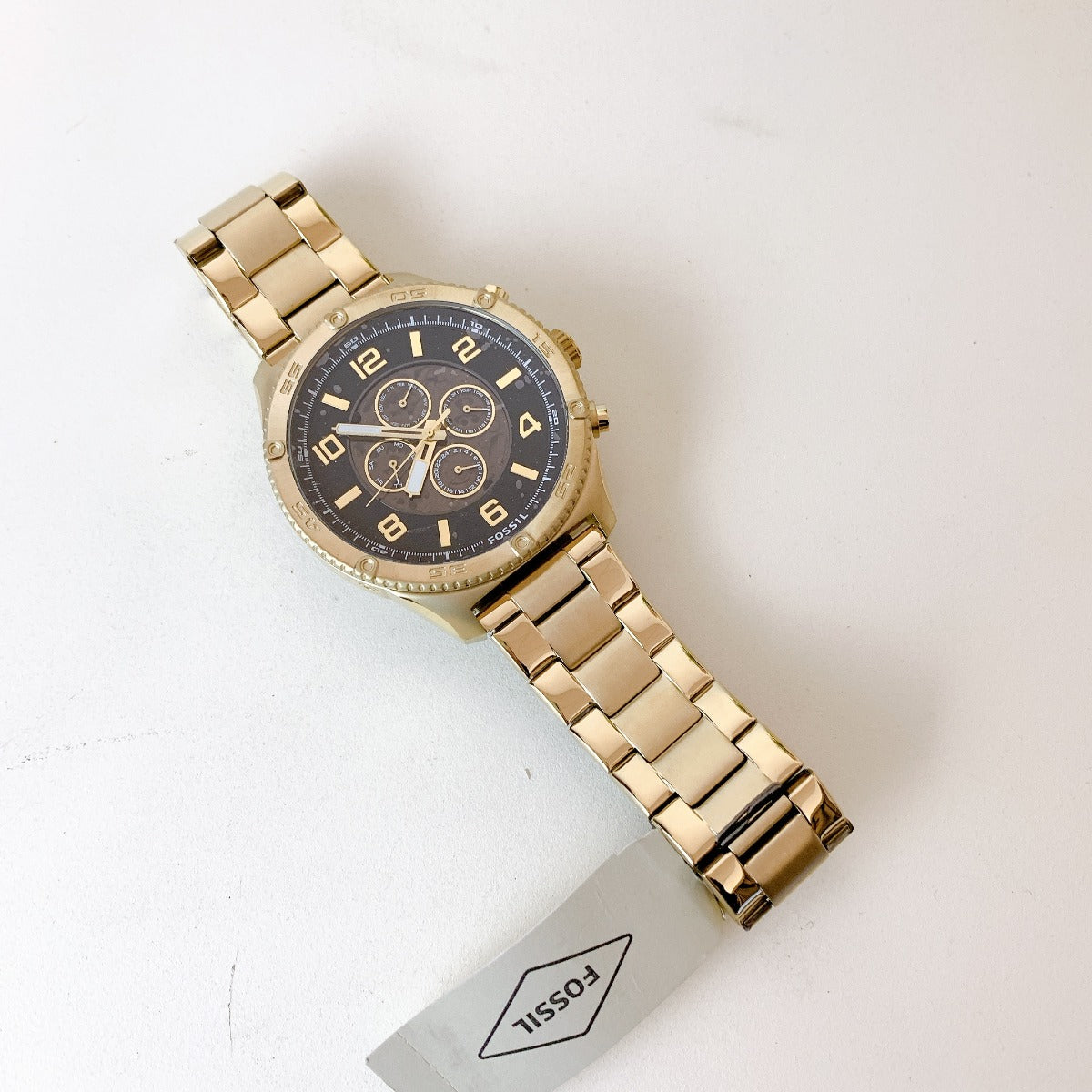 Fossil BQ2667 Brox Automatic Gold-Tone Stainless Steel Watch Fossil BQ2667 Brox Automatic Gold-Tone Stainless Steel Watch